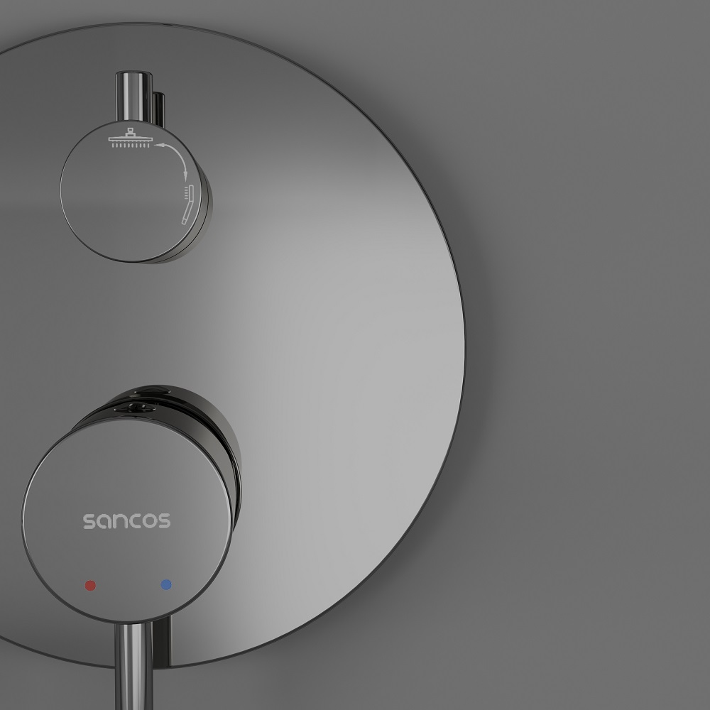 Душевой комплект Sancos Селекция (Select) SC3003CH (хром), без излива