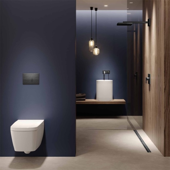 Душевой лоток TECE Drainprofile 671211 (PVD чёрный глянцевый хром), 120 см