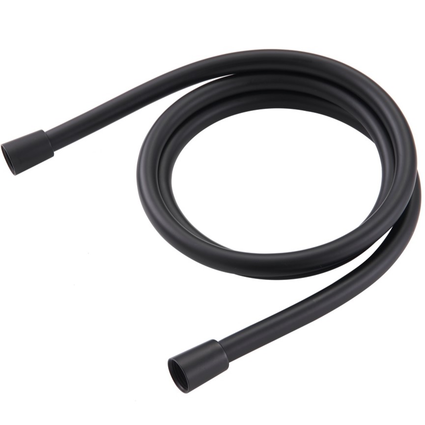 Душевой шланг Sancos 160 см SC5001MB (черный матовый), с защитой от перекручивания