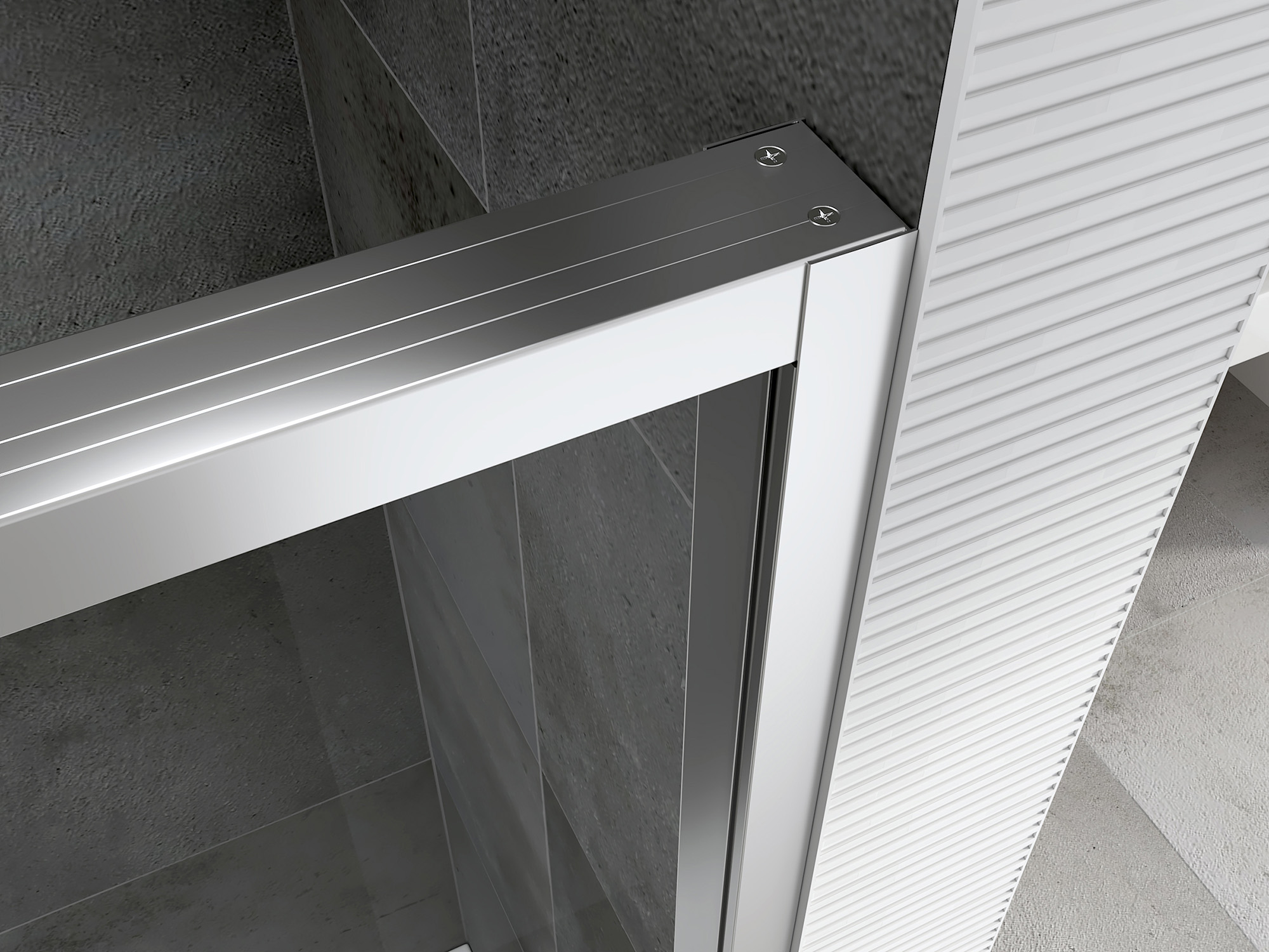 Душевой уголок Abber Komfort AG93150-S92 150х90х200 (хром), с доводчиками