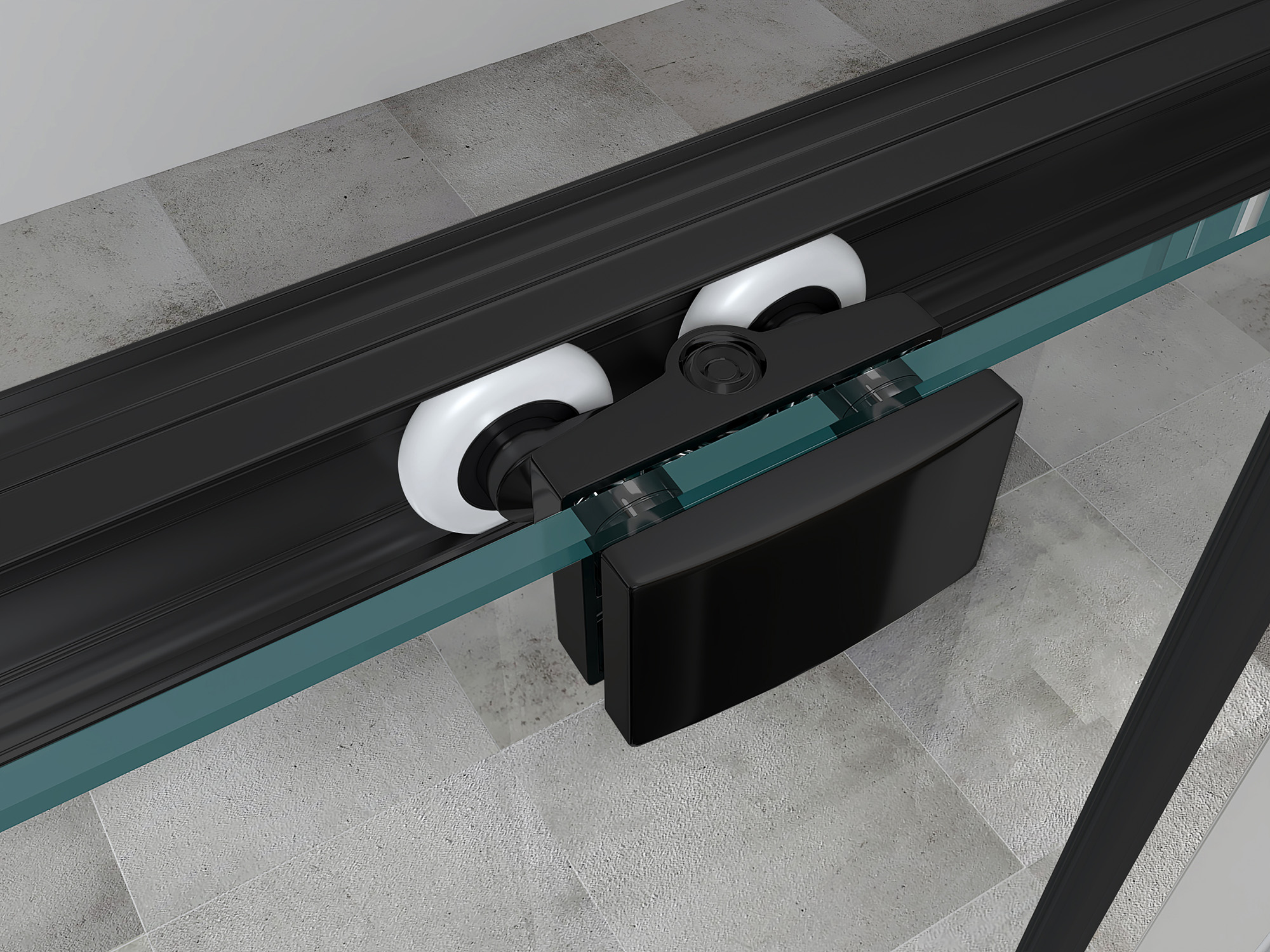 Душевой уголок Abber Schwarzer Diamant AG30120B5-S90B5 120x90x190 (черный матовый)