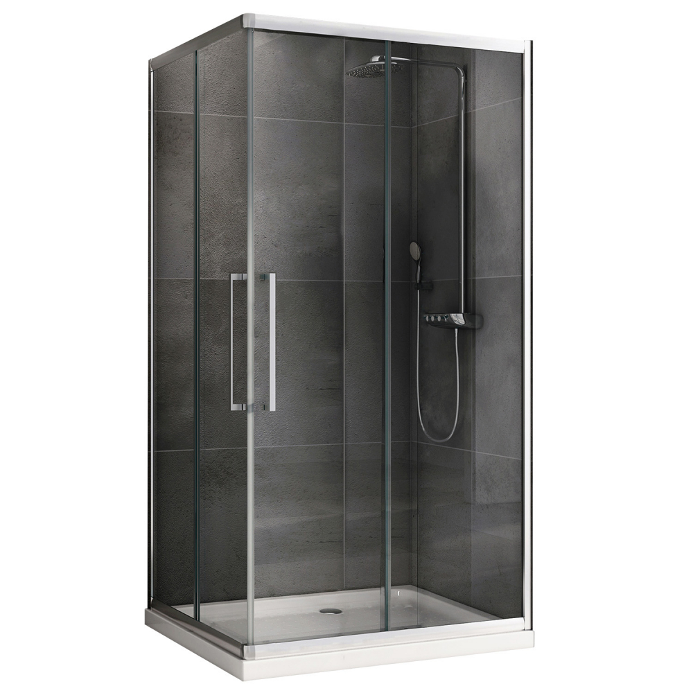 Душевой уголок Abber Schwarzer Diamant AG02128H 120х80х195 (хром)