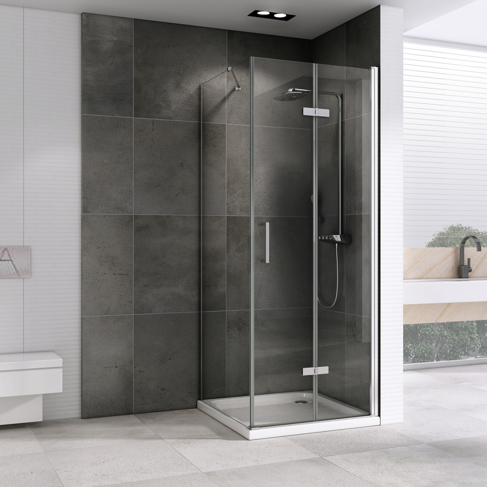 Душевой уголок Abber Zart AG08070P-S71 70x70x195 (хром)