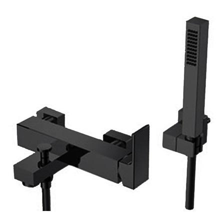 Смеситель для душа и ванны Gattoni Kubik Nero Opaco 2500/25NO