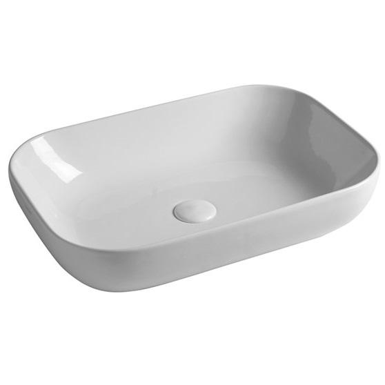 Раковина накладная GSG Easy EALAVRE60000 60x42 (белый глянцевый)