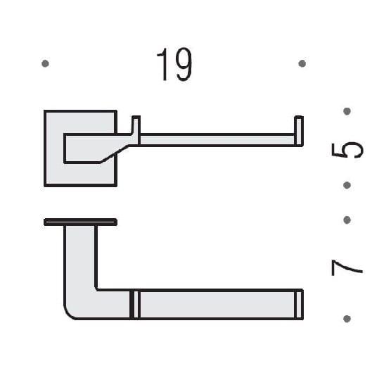 Держатель туалетной бумаги Colombo Design Forever В2908