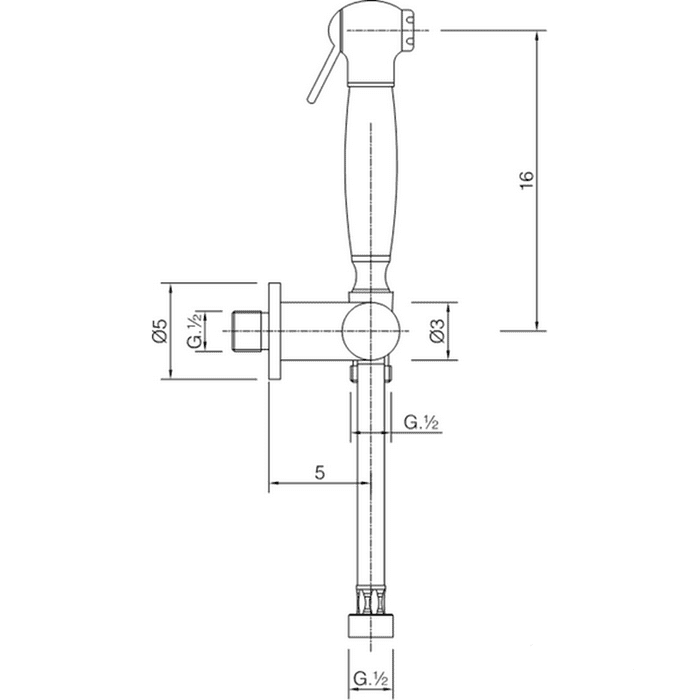 Гигиенический душ Cisal Shower AR00790021