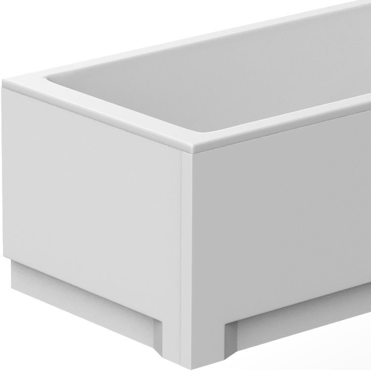 Экран Whitecross 1101.08056.100L 80x57см (белый), левый