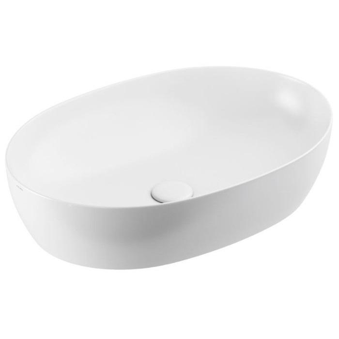 Раковина накладная Azzurra Elegance Circle ELLA060400C0BI/(ECI60 bi*0) 60х40