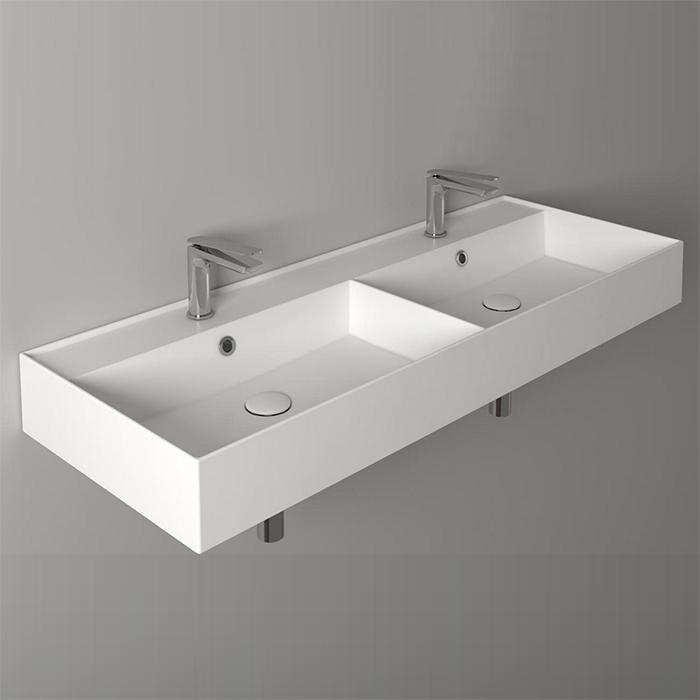Раковина подвесная Simas Agile AG121D bi*2 121х46