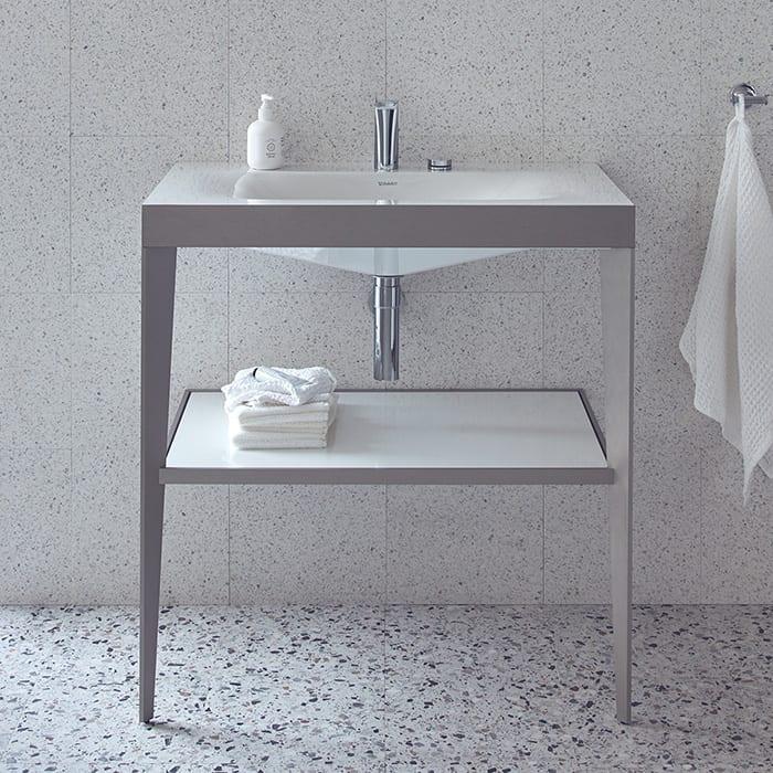 Консоль напольная с раковиной Duravit XViu XV4715EB185 80x48