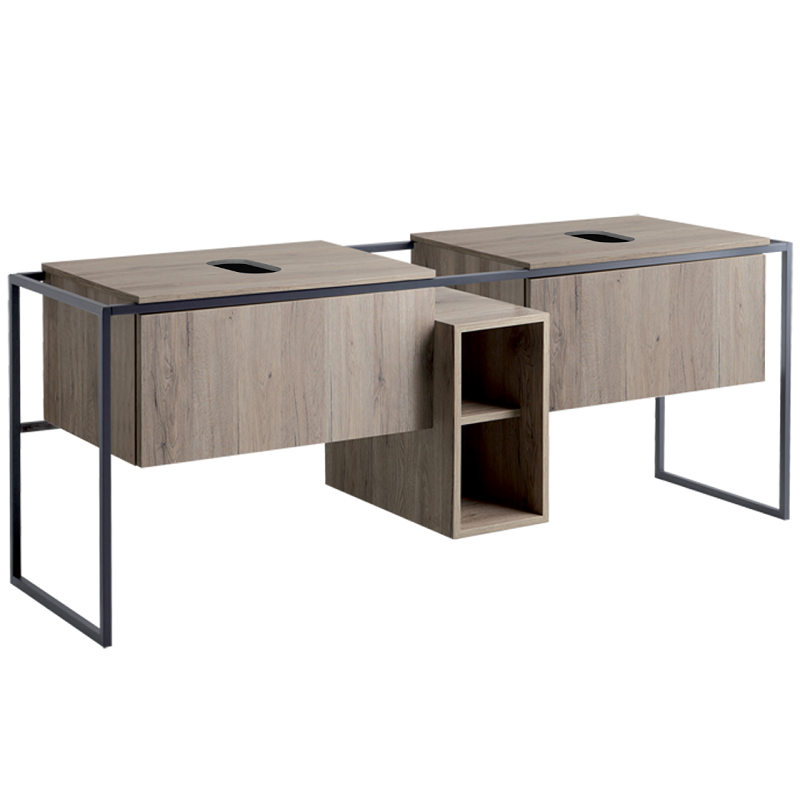 Структура металлическая Simas Frame FM2 темный дуб 181х57