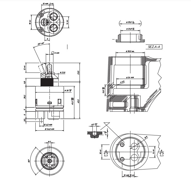 Керамический картридж Remer R50Y