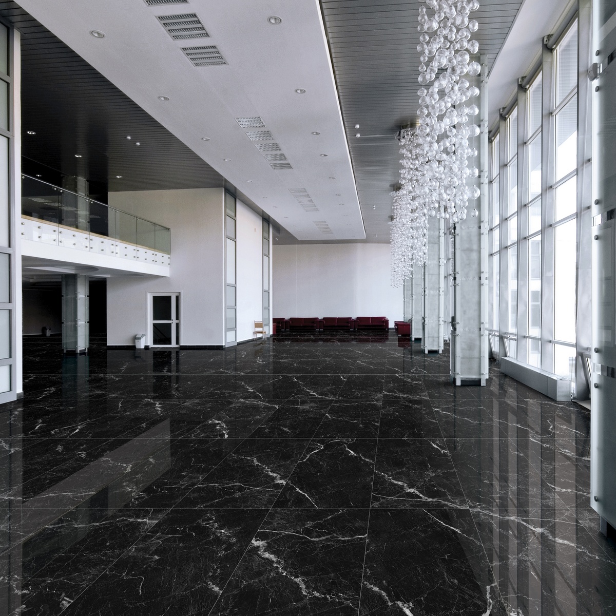 Керамогранит Neodom Мрамор (Marble) Неро Крета Полированный CV20202 60x120