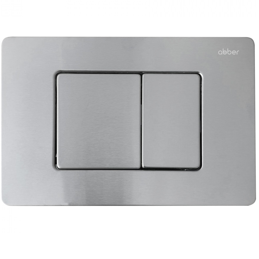 Кнопка смыва Abber AC0120MCH (хром матовый)