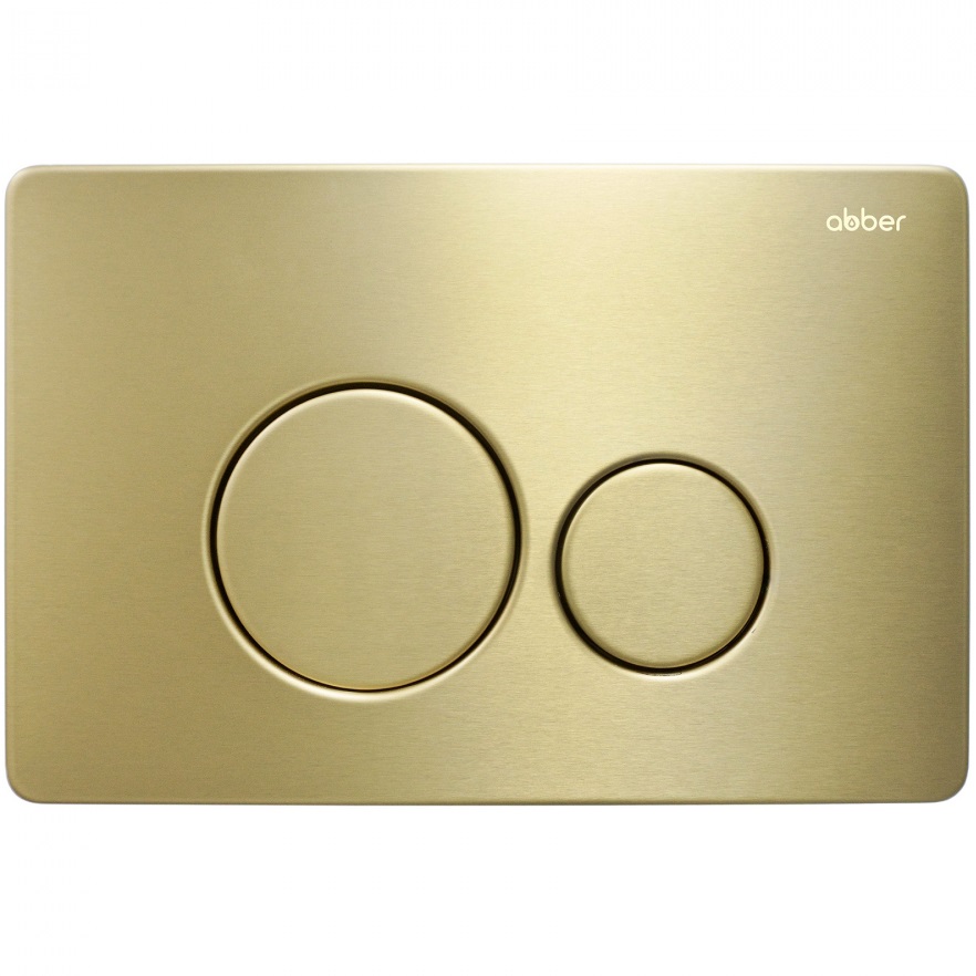 Кнопка смыва Abber AC0121MMG (золотой матовый)