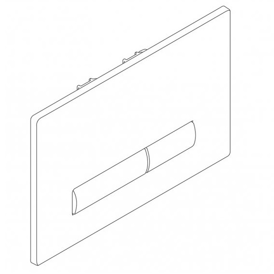Кнопка смыва BelBagno Genova BB020-GV-CHROME.M (хром матовый)