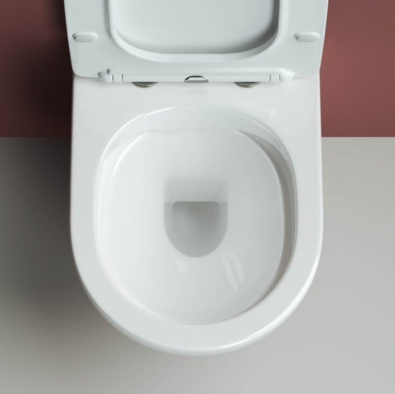 Комплект 4 в 1: Ceramica Nova CN3009_1001B_1000 Унитаз подвесной Forma Rimless + Инсталляция Envision + Шумоизоляция + Кнопка смыва Round (чёрный матовый)