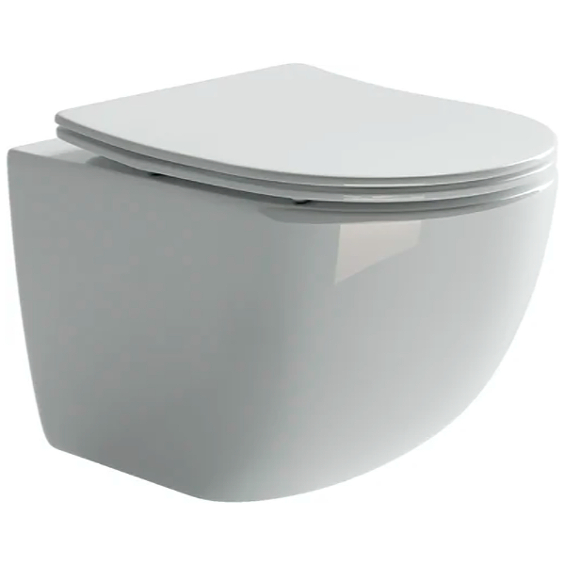 Комплект 4 в 1: Ceramica Nova CN3009_1001B_1000 Унитаз подвесной Forma Rimless + Инсталляция Envision + Шумоизоляция + Кнопка смыва Round (чёрный матовый)