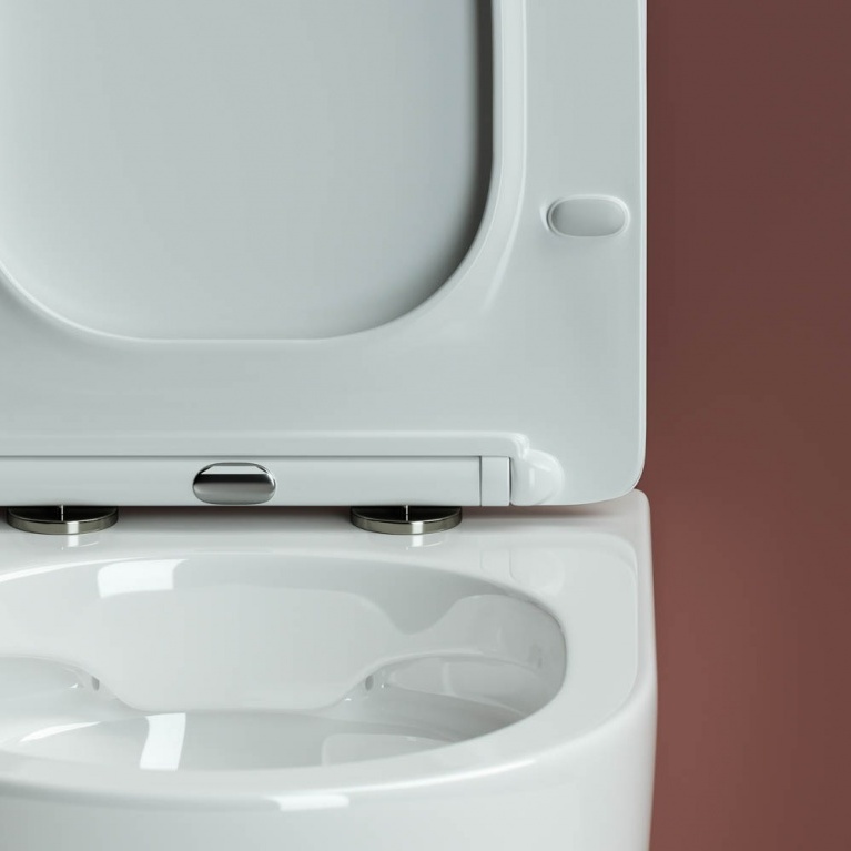 Комплект 4 в 1: Ceramica Nova CN3009_1002B_1000 Унитаз подвесной Forma Rimless + Инсталляция Envision + Шумоизоляция + Кнопка смыва Flat (черный матовый)