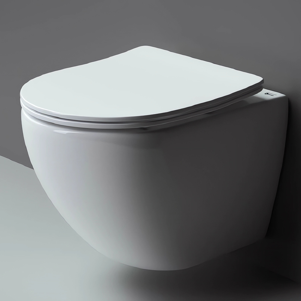 Комплект 4 в 1: Ceramica Nova CN4002_1001M_1000 Унитаз подвесной Metropol Rimless + Инсталляция Envision + Шумоизоляция + Кнопка смыва Round (хром мат)