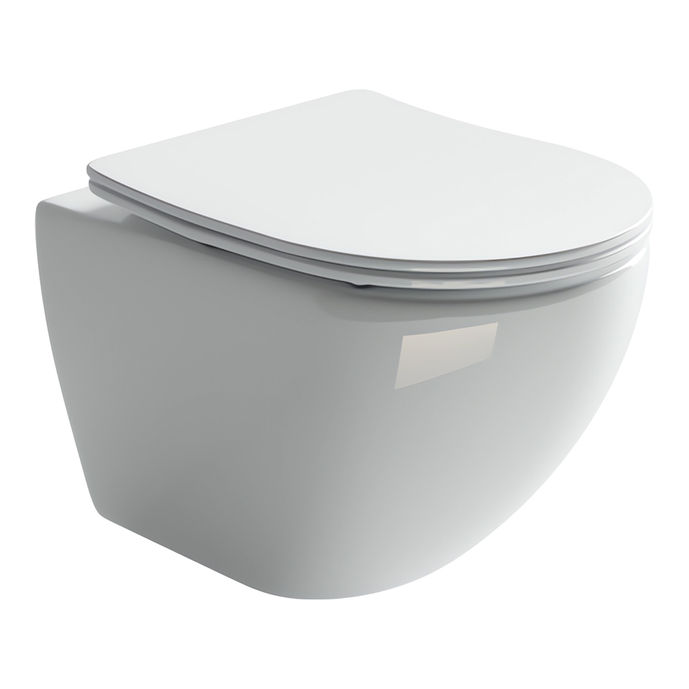 Комплект 4 в 1: Ceramica Nova CN4002_1002CH_1000 Унитаз подвесной  Metropol Rimless + Инсталляция Envision + Шумоизоляция + Кнопка смыва Flat (хром)