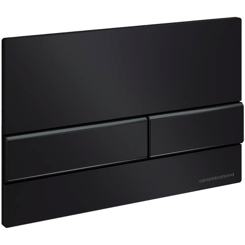 Комплект 4 в 1: Ceramica Nova CN4002MB_1002B_1000 Унитаз подвесной  Metropol Rimless + Инсталляция Envision + Шумоизоляция + Кнопка смыва Flat (черный матовый)