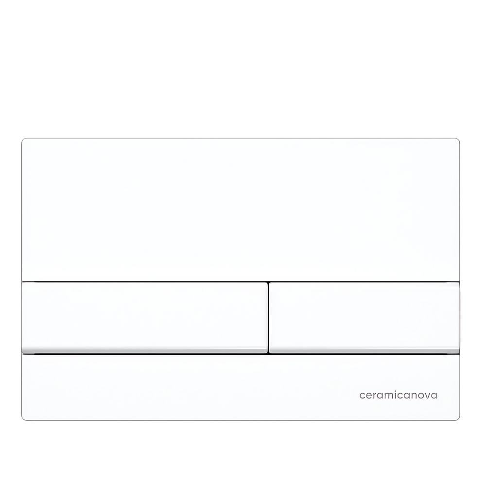 Комплект 4 в 1: Ceramica Nova CN6000_1002W_1000 Подвесной унитаз Balearica Rimless + Шумоизоляция + Инсталляция Envision + Крепления + Кнопка смыва Flat (белый)
