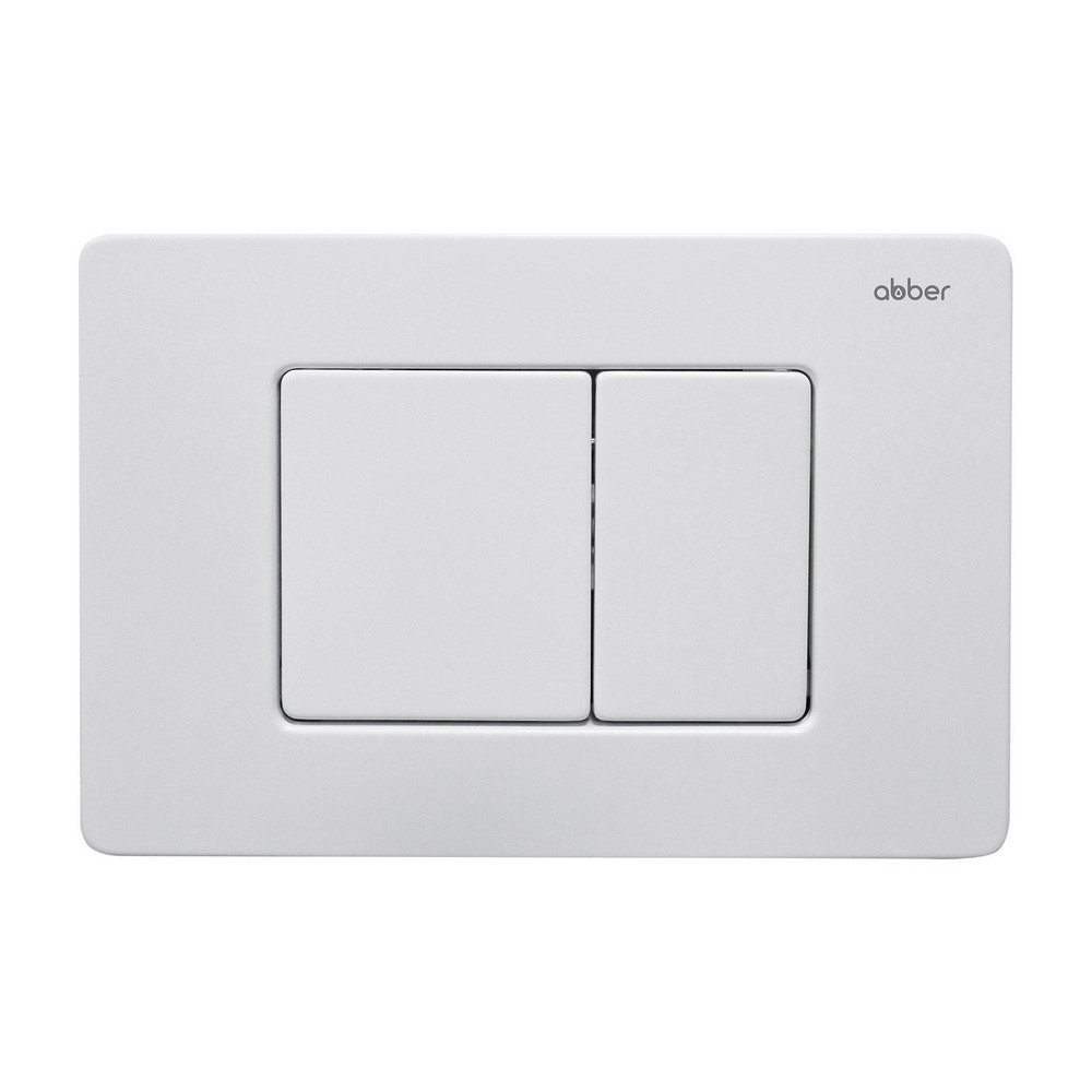 Комплект подвесной унитаз с инсталляцией и кнопкой Abber Bequem AC1132TC-AC0105-AC0120MW (белый, белый матовый)