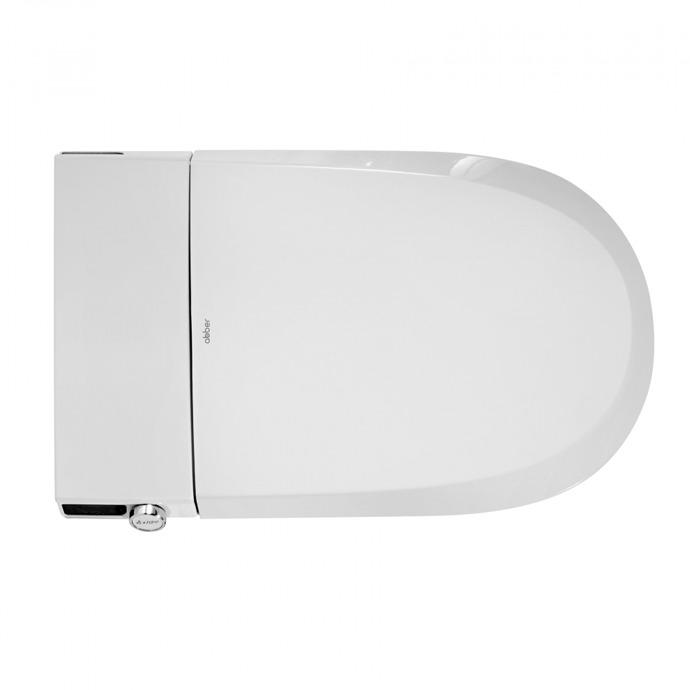 Комплект унитаз-биде подвесной с инсталляцией Abber Rechteck AC1119S-AC0101P2 59x37x39 (белый), электронный