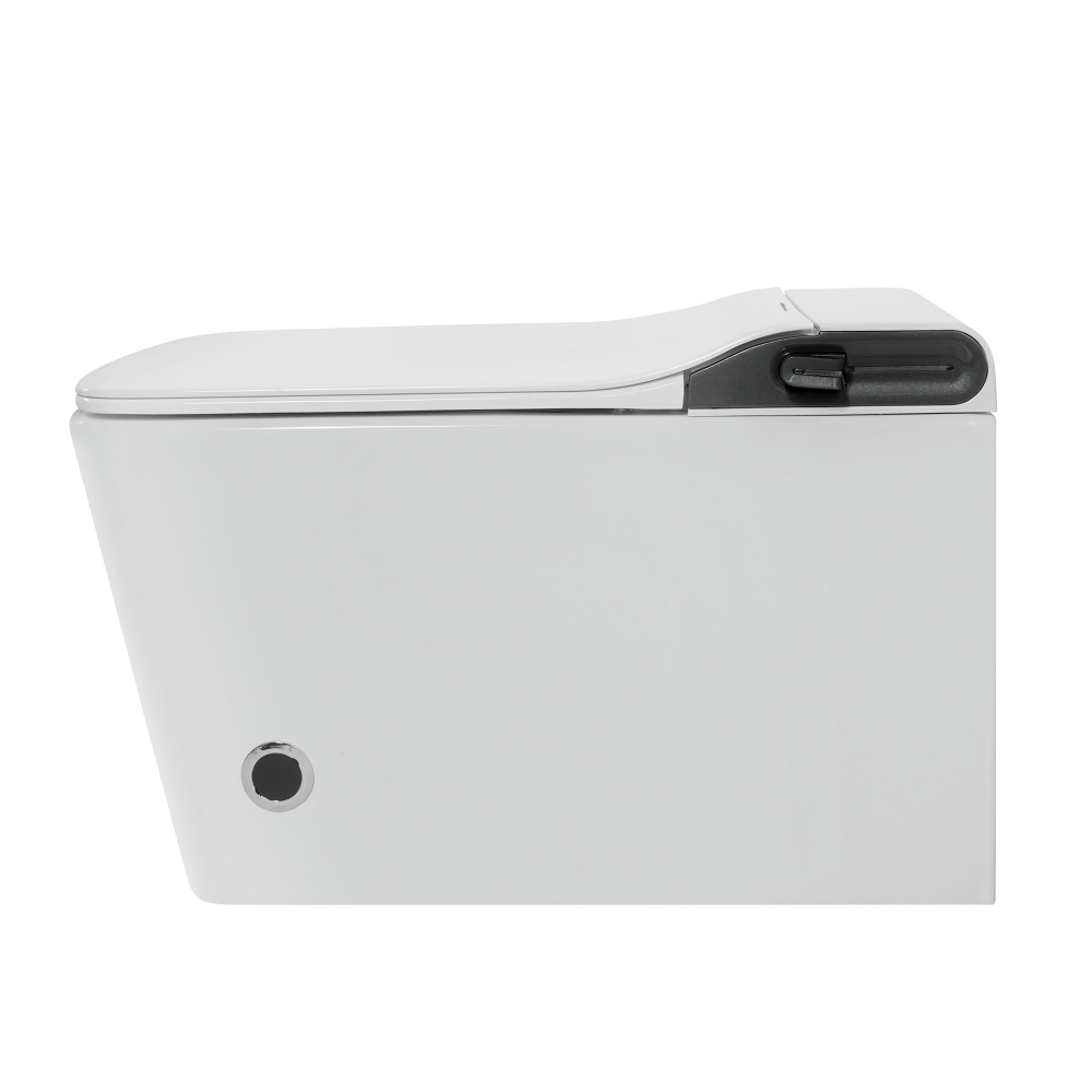 Комплект унитаз-биде подвесной с инсталляцией Abber Rechteck AC1215S-AC0101P2 60x36x38 (белый), электронный