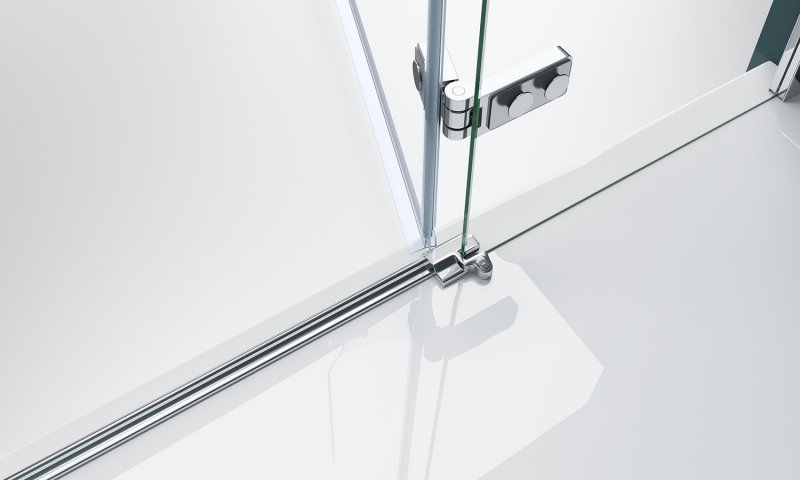Душевая дверь в нишу BelBagno Kraft KRAFT-B-12-60/30-C-Cr-L 90x195