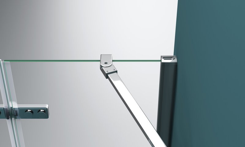 Душевая дверь в нишу BelBagno Kraft KRAFT-B-12-60/30-C-Cr-L 90x195