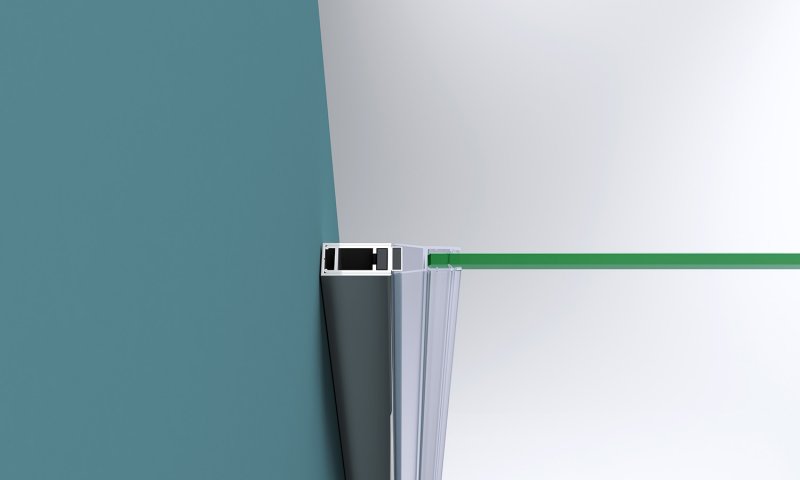 Душевая дверь в нишу BelBagno Kraft KRAFT-B-12-60/30-C-Cr-L 90x195