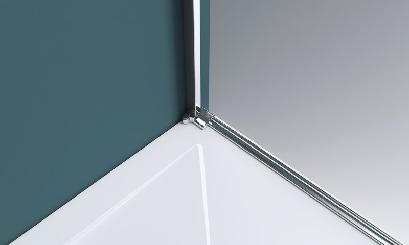 Душевая дверь в нишу BelBagno Kraft KRAFT-B-12-60/30-C-Cr-L 90x195