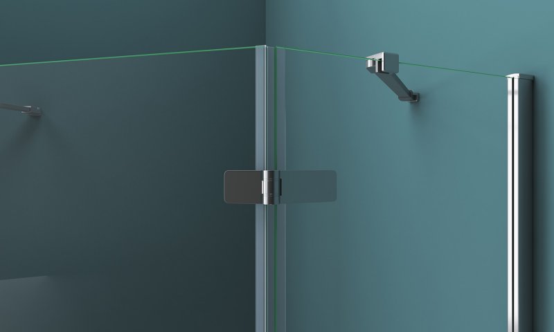 Душевой уголок BelBagno Kraft KRAFT-P-1-100-C-Cr-L 100x100