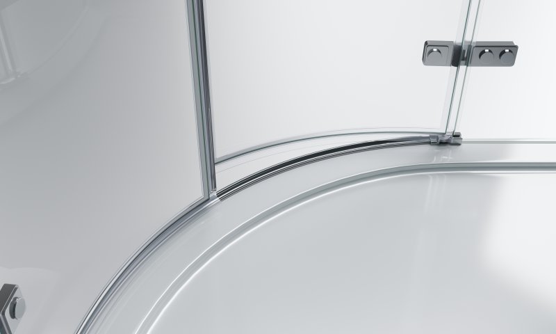 Душевой уголок BelBagno Kraft KRAFT-R-2-90-C-Cr 90x90