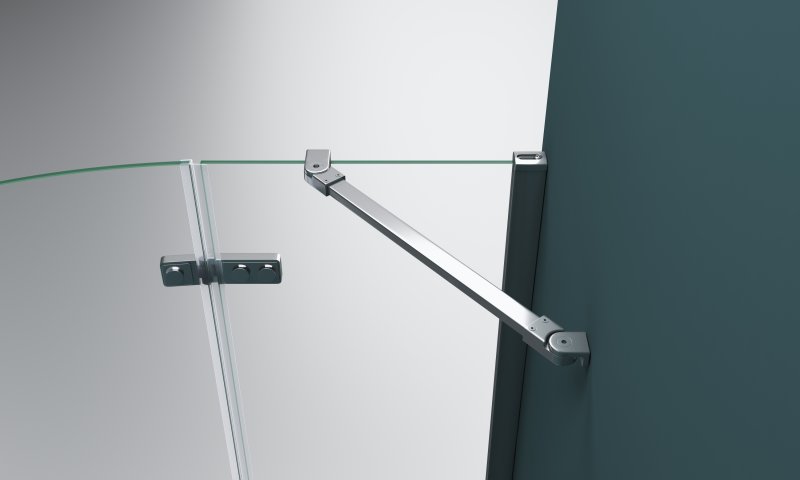 Душевой уголок BelBagno Kraft KRAFT-R-2-90-C-Cr 90x90