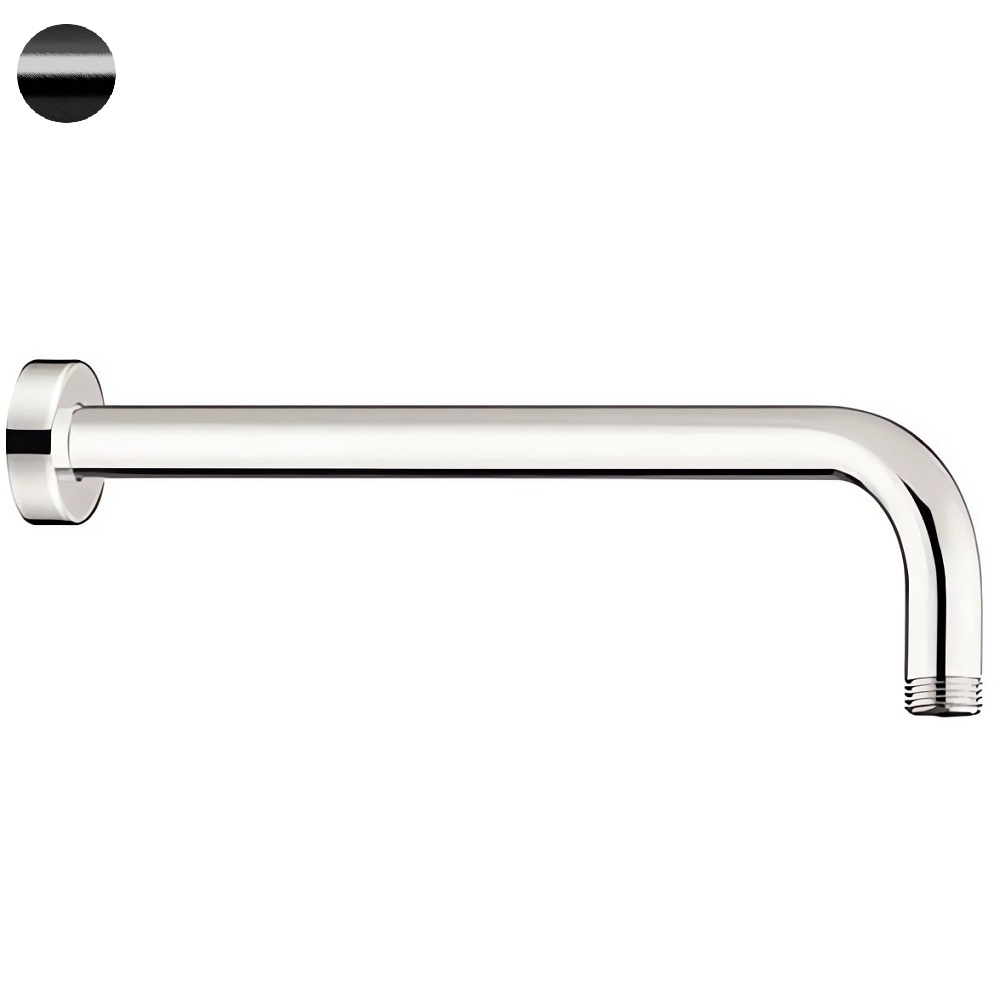 Кронштейн для верхнего душа Remer Brushed Black Chrome 343L40CFP (хром черный брашированный), 40 см