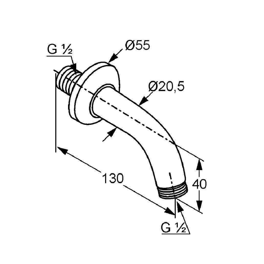 Кронштейн Kludi A-QA - 6235305-00