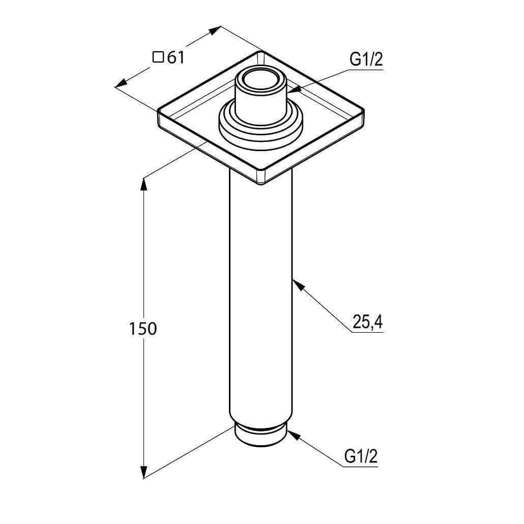Кронштейн Kludi A-QA - 6653505-00