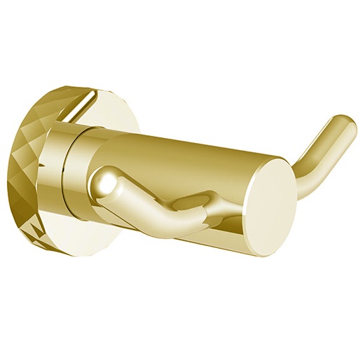 Крючок двойной Fima Carlo Frattini Accessori F6004/2OR (золотой)