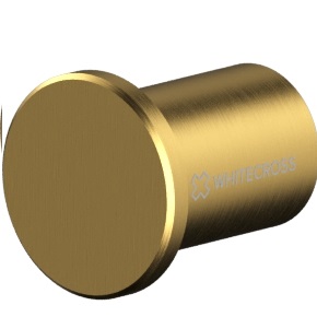 Крючок настенный одинарный Whitecross Ergo ER2215GLB (золото брашированное PVD)