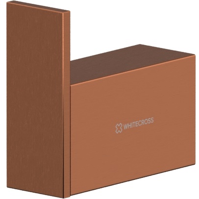 Крючок одинарный Whitecross Cubo CU2410CPB (медь брашированная PVD)