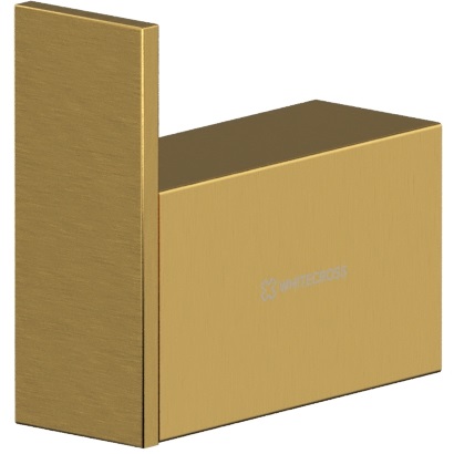 Крючок одинарный Whitecross Cubo CU2410GLB (золото брашированное PVD)
