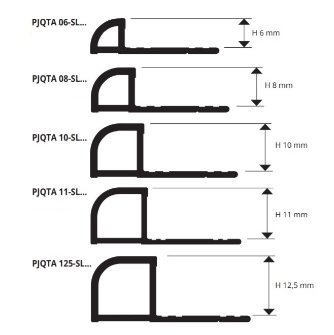 Профиль Progress Profiles Projolly Quart PJQTA 06-SL06 2.7 м. (камень)