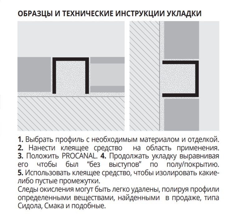 Профиль Progress Profiles Procanal PCLOB 10 2.7 м. (латунь античная)