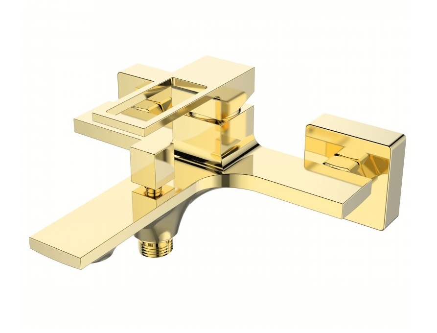 Смеситель для ванны и душа BelBagno Luce LUC-VAS-ORO