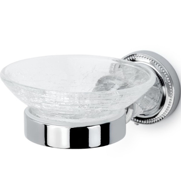 Мыльница настенная Boheme Murano Cristal 10903-CRST-СH (хром)