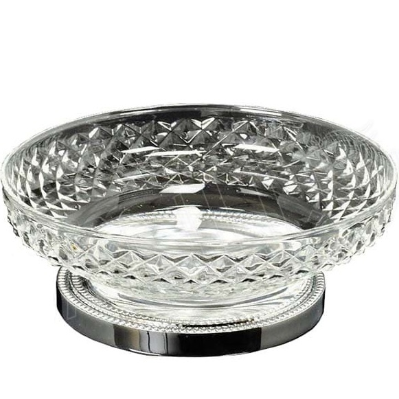Мыльница настольная Boheme Murano Cristal 10204 (хром)